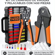 Kit de Crimpado de Virolas y Pelacables con 1450 Piezas - Img 57393265