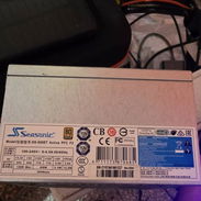 Fuente Seasonic 500W certificada con todo tipo de conectores incluyendo tarjeta de video y el de 8 pines del micro. como - Img 56196546