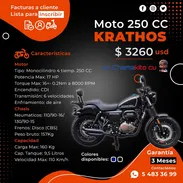 💯 LA BESTIA 💯 MOTO KRATHOS 250CC. FACTURAS Y GARANTÍA. LISTAS PARA INSCRIBIR. 54833699 - Img 54140827