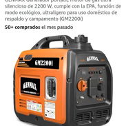 *Generador Inverter Silencioso GENMAX 2200W /120V* - Img 56455308