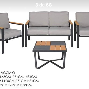 Juegos de terraza de estructura metálica - Img 122281160