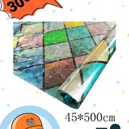 Papel adhesivo cristal - vitral 45 x 500 cm 30 USD. Mensajería con costo adicional. - Img 51565468