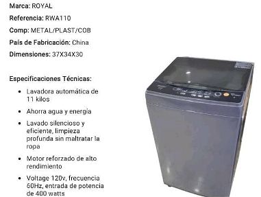 Lavadoras automáticas y semiautomatica - Img 65842284
