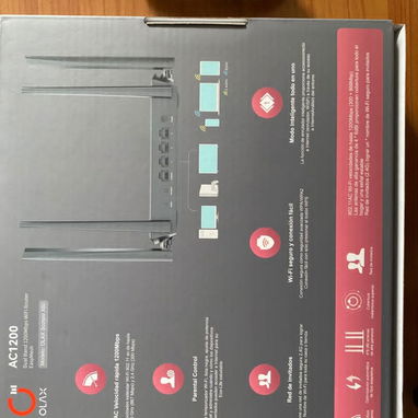 🚧 🚀 Router Wi-Fi Mesh Olax Scorpion X60 AC1200 ✅ Doble banda AC1200 📶 2.4 GHz hasta 400 Mbps  5 GHz hasta 867 Mbps 🚧 - 4/4