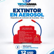 Extintor en aerosol para instalaciones eléctricas de paneles solares - Img 57598679