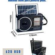 Radios recargables nuevos con panel solar - Img 52707447