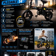 ‎🚲 BICICLETA ELÉCTRICA PLEGABLE – ¡OFERTA ESPECIAL! ‎ - Img 56389517