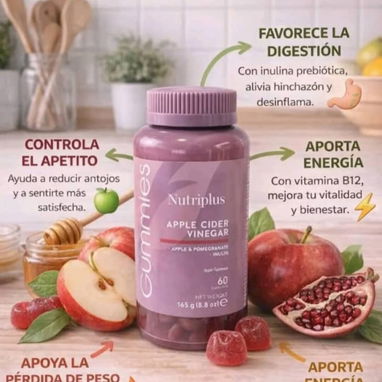 🍎Gummies de Vinagre de Sidra de Manzana 🍎de Nutriplus - Img 117695657