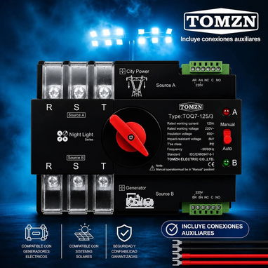 ⚡Transfer Automático TOMZN 3P | 125A | 220V - 2/2
