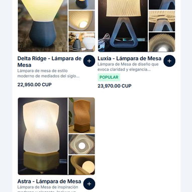Venta y creación de Lamparas de mesa, colgantes y apliques - 5/5
