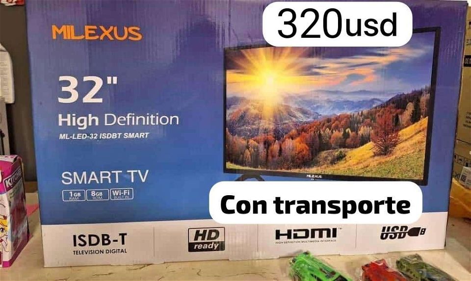 Smart TV 32 pulgadas nuevo en caja sin marcos en l en Boyeros, La Habana,  Cuba - Revolico