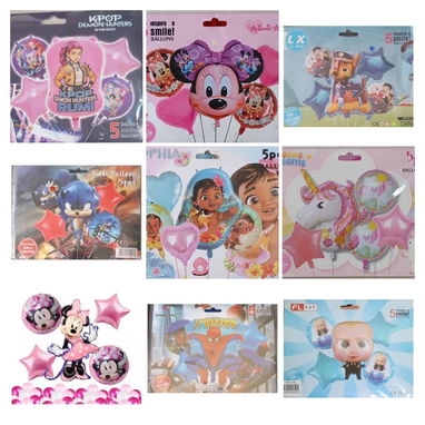 Bada feliz cumpleaños y set de globos temático - Img 122826343