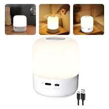 🌙💡 LÁMPARA DE NOCHE LED RECARGABLE – CONTROL TÁCTIL Y 3 COLORES 🔋✨ - 6/10