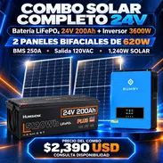 COMBO 5Kw Baterias + 3.6 SUMRY + 2 Paneles 620 W - Img 58278189
