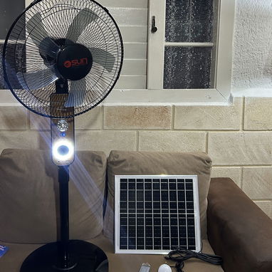 Ventilador Solar de Pie de 16″ (6 Velocidades y Extras) - Img 121954736