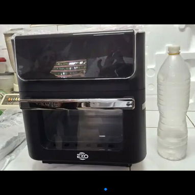 Freidora de aire color negro de 12 L EKO 1700w precio $95 USD Transporte Adicional Factura y garantía - Img 125648284