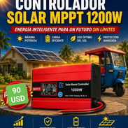 CONTROLADOR SOLAR MPPT 48V 60V 72V IDEAL PARA MONTAR PANELES SOLARES A TRICICLOS - Img 57197576