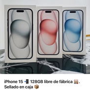 iPhone 📲 15 128GB libre de Fábrica sellado en caja - Img 54672824