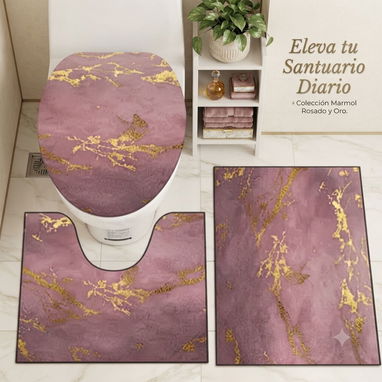 Juego de 3 alfombras para el baño - 2/3