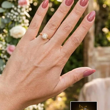 Anillos de compromisos originales 10k con garantía de por vida del oro que vendemos - Img 122642537