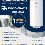 Calentador eléctrico de agua de 50 litros - Img 55977752