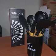🚧 JUEGO DE UTENSILIOS DE COCINA DE 12 PIEZAS NEGROS 🚧 - Img 54645716