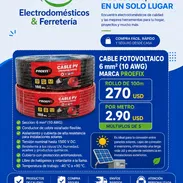 Cable Fotovoltaico 6 mm² (10AWG) PROEFIX - Img 56713645
