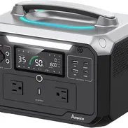 Estación de energía portátil Andes 600 Pro capacidad de 584 Wh potencia 600w pico 1800w 390usd NUEVA, GARANTÍA Y FACTURA - Img 54644939