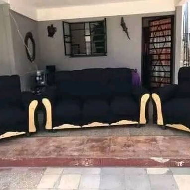 ✓muebles tapizados en tela . Disponible rojo , negro listo para entregar.. - 3/3