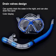 Máscara con visores de cristal templado y Snorkel - Img 51383698