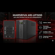 Backup Marsriva 1500va/900w 2 Bateria 12v 7ah 200 usd comision 10 usd Mensajeria Incluida - Img 56763824