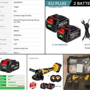 eléf. 53511990——90 USD Pulidora Inalámbrica YOFRIDA 1280Wats-10000 rpm - Img 54551288