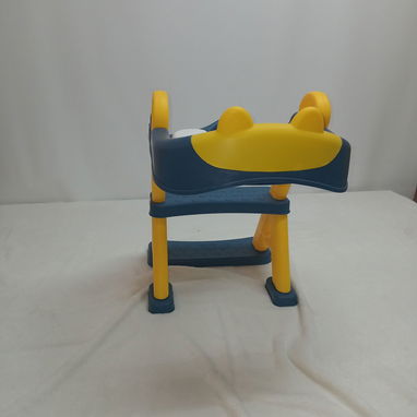 Inodoro Infantil con Escalera y Componentes Metálicos, Asiento Reductor con Escalera para Inodoro de Baño . - 5/6