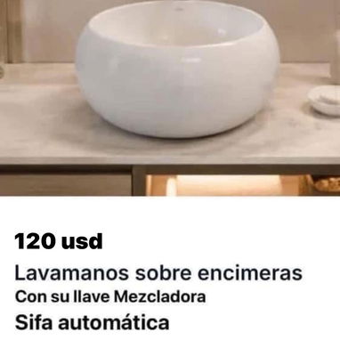 Lavamanos sobre encimera - 5/10