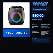 BOCINA BLUETOOTH 30W RMS (80W pico) JVC - XS-KY314PB VPT -0285 - Img 57888906