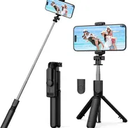 * Trípode y Selfie Stick 2 en 1 con Control Remoto Bluetooth marca Aourxi - Img 52419503