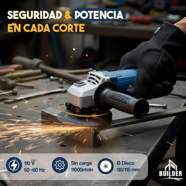 AMOLADORA DE 800 W BUILDER - 3/3