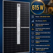 Venta solo x parle . cada parle trae 36 paneles de 615w K - Img 56965682