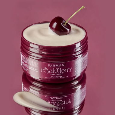 🍒 Crema Sólida Body Butter Royal Cherry Farmasi | Extra Hidratante Nutritiva Corporal 250ml - Img 121109131