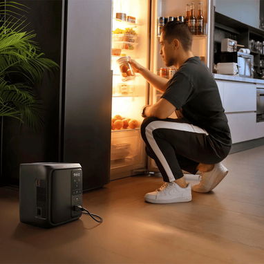 EcoFlow DELTA 3 1000 Air 960Wh - 500W (10ms UPS) Carga Rápida y Batería LiFePO Estación de Energía Portátil - 3/5