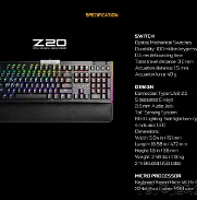 Vendo teclado Gamer EVGA Z20 Mecanico 0KM - Img 45743670