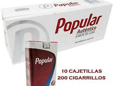 Vendo Hupmann con filtro, Cigarros Popular Rojo, Azul y Verde, y Tabacos. Precios en la descripción del anuncio - Img 69996536
