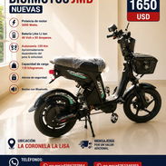 Bicimotos JMD Nuevas 48V x 50Ah Autonomía de 120Km Somos Los Dueños Estamos En La Coronela La Lisa Mensajería Adicional - Img 56826635