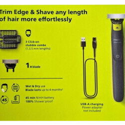 Máquinas Philips OneBlade 360 Face con set de tres repuestos. Precio 90 usd. - Img 116676739