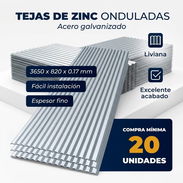 Tejas de zinc onduladas - Acero galvanizado - Compra mínima 20 unidades. - Img 57891424