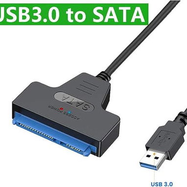 Cable USB Adaptador 3 una USB 3.0 Cable Adaptador USB Soporte de Disco Duro Ssd HDD de 2,5 Pulgadas - 2/7
