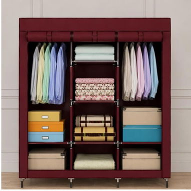 👕 Closet Portátil Organizador 📏 Medidas: 130 x 45 x 170 cm 🎨 Colores: Variados disponibles 🧵 Material: Estructura - Img 123243027