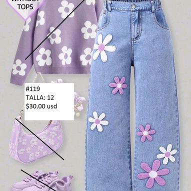 Pantalones de niña SHEIN - Img 120160960