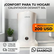 Calentador Eléctrico Desmatt 50L (Modelo SWH-50L) - Img 56956778