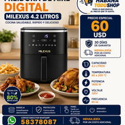 FREIDORA DE AIRE DIGITAL MILEXUS 4.2 LITROS NUEVAS EN CAJA!!! - Img 52008369